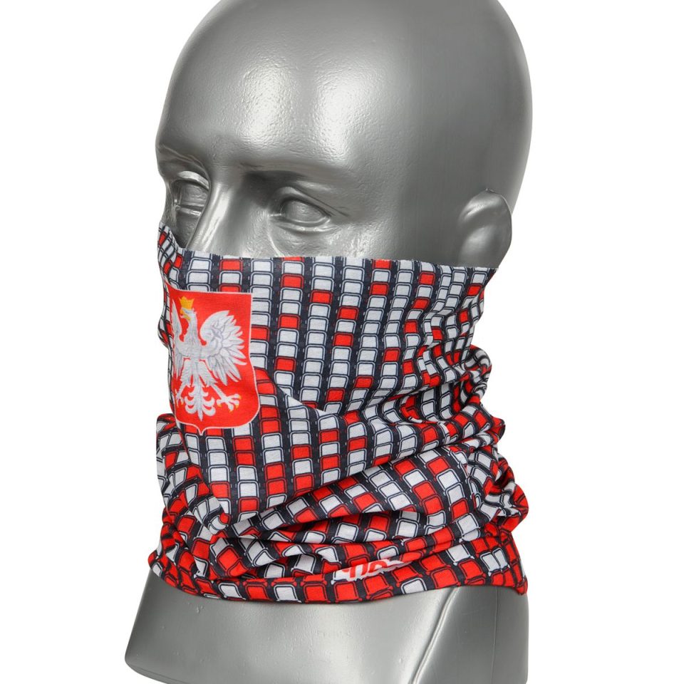Hoosar Poland Printed Neck Warmer